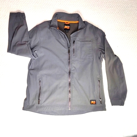 Timberland Other - Timberland PRO Power Windproof Gray Softshell Jacket Men's Size medium Biker